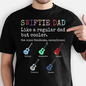 Swiftie Dad, Swifte Mom, Personalized Shirt, Eras Tour Style Shirt