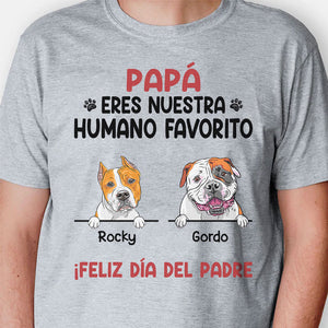 Camisetas Personalizadas, Eres Nuestra Humana Favorita, Camiseta Personalizada Para Amantes de los Perros, T Shirts Para Crea