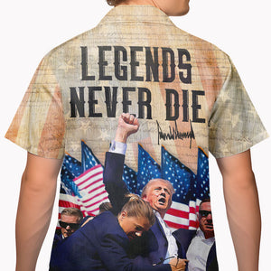 We The People Legends Never Die, Trump Survived Shooter Hawaiian Shirt, Trump Failed Assassination, Election 2024