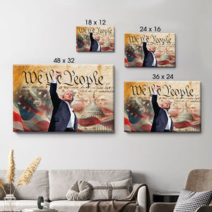 We The People, Trump Assassination Missed Shot, Trump Picture Frame, Election 2024