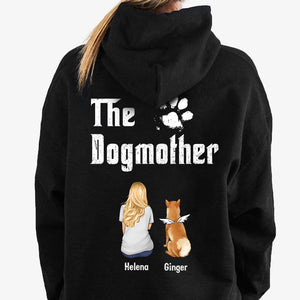 The Dog Mother, Personalized Back Print Shirt, Custom Gifts For Dog Mom