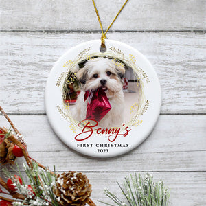 First Christmas, Personalized Christmas Ornaments, Custom Photo Gift