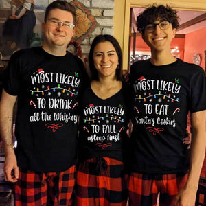 Most Likely To Shirt V2, Personalized Family Matching Shirt, Christmas Gifts For Family