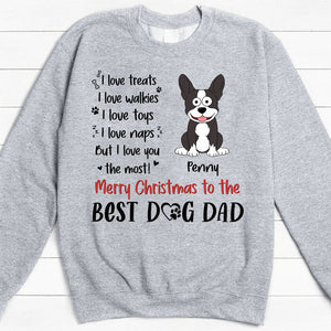 I Love Treats I Love Walkies, Personalized Shirt, Gift For Dog Lovers, Custom Photo