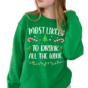 Most Likely To Shirt, Personalized Family Matching Shirt, Christmas Gifts For Family