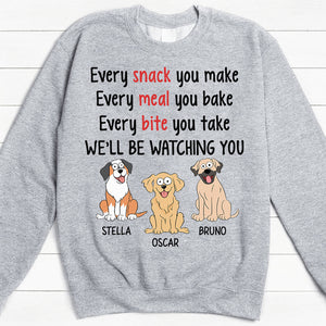 Every Snack You Make Pop Eyed, Personalized Shirt, Gift For Dog Lovers