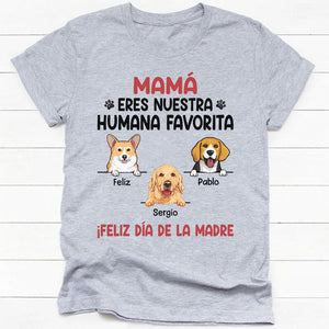 Camisetas Personalizadas, Eres Nuestra Humana Favorita, Camiseta Personalizada Para Amantes de los Perros, T Shirts Para Crea