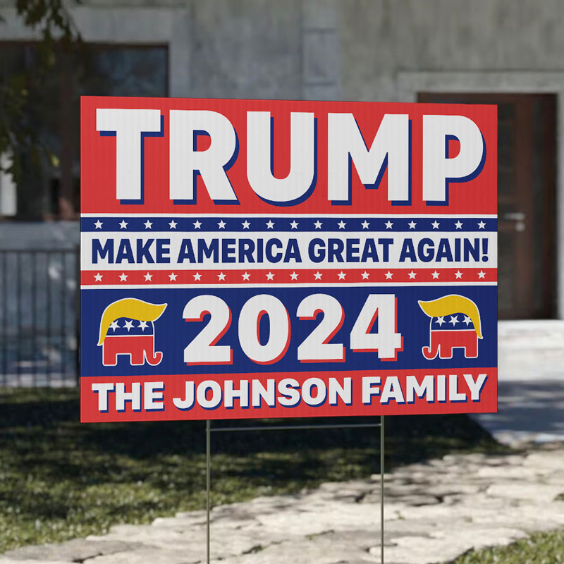 Trump Take America Back, Personalized Yard Sign, Trump Yard Sign, Election 2024