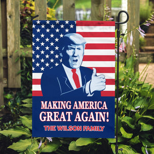 Make America Great Again Trump, Personalized House Flag, Home Decoration, Election 2024