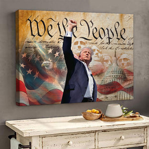 We The People, Trump Assassination Missed Shot, Trump Picture Frame, Election 2024