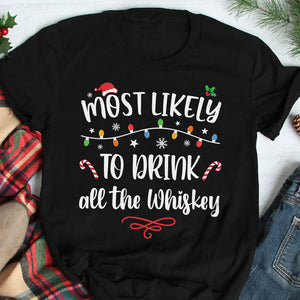 Most Likely To Shirt V2, Personalized Family Matching Shirt, Christmas Gifts For Family