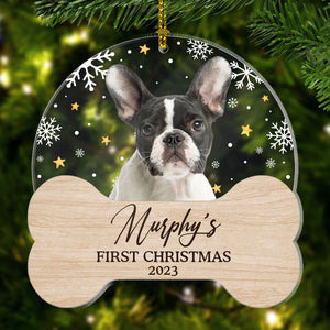 First Christmas Together, Personalized Acrylic Shape Ornament, Gift For Pet Lovers