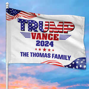 Trump Vance American Flag 2024, Trump Personalized House Flag, Home Decoration, Election 2024