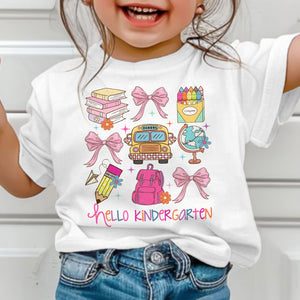 Back To School Coquette, School bus, Book, Personalized Shirt, Gifts For Girl