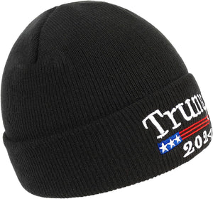 Trump 2024 Embroidered Beanie Hats, Gift For Trump Fans, Election 2024