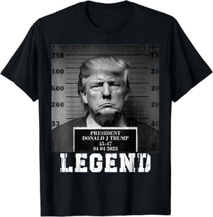 Trump 2024 Mugshot President Legend T-Shirt, Donald Trump Fan Tees, Election 2024