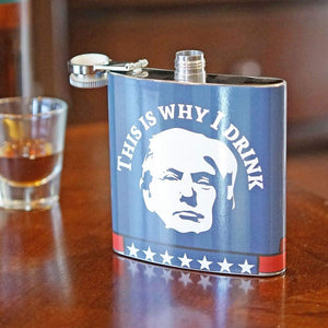 This Is Why I Drink Flask, Gift For Trump Fans, Election 2024