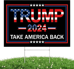 Trump Take America Back Yard Signs