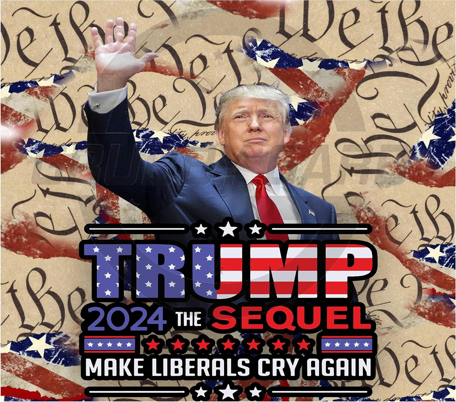 The Sequel Make Liberals Cry Again Skinny Tumbler, Gifts for Trump Lover, Election 2024