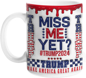 Trump 3D Inflated Mug, Gift For Trump Supporters, Election 2024