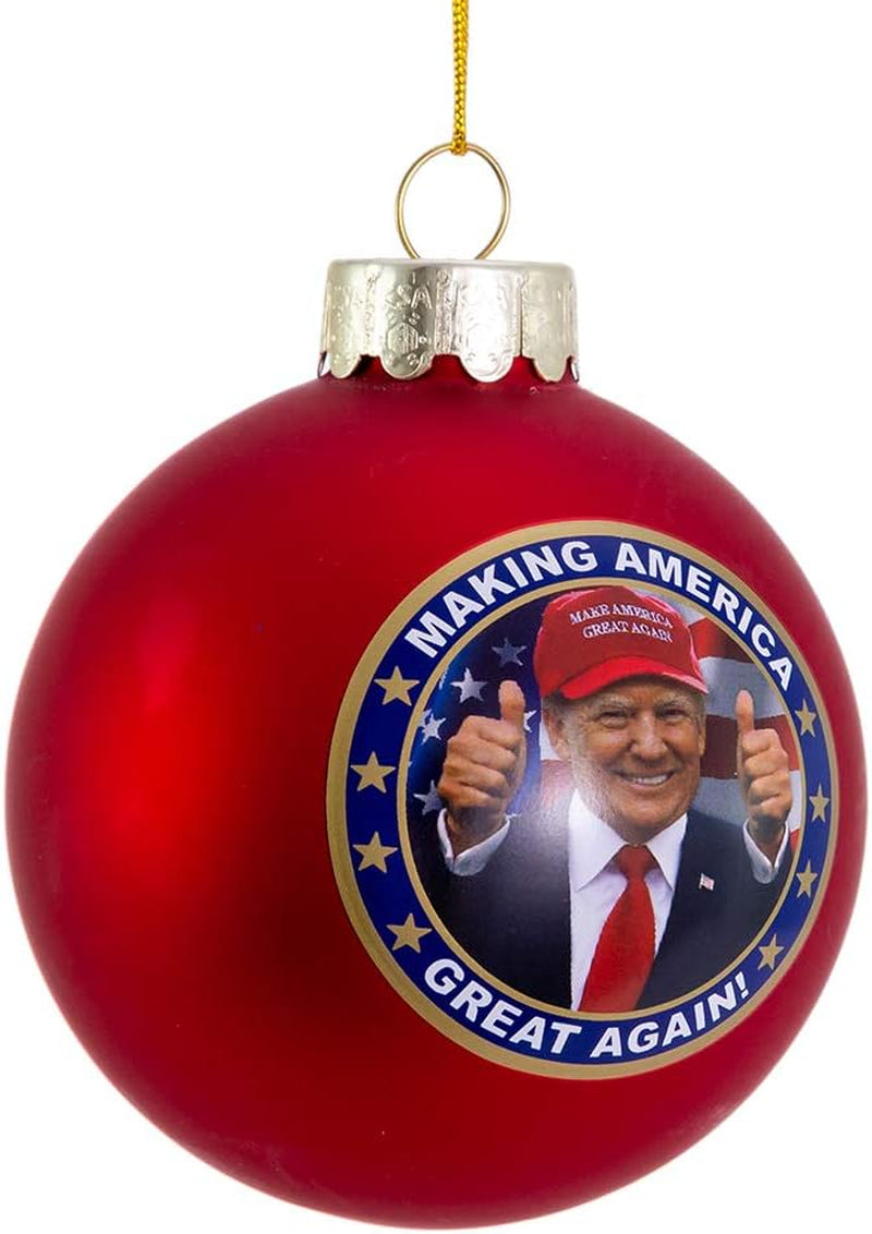 Trump Christmas Ball Ornaments, Gift For Trump Fans, Election 2024