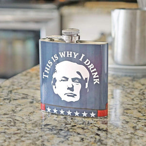 This Is Why I Drink Flask, Gift For Trump Fans, Election 2024