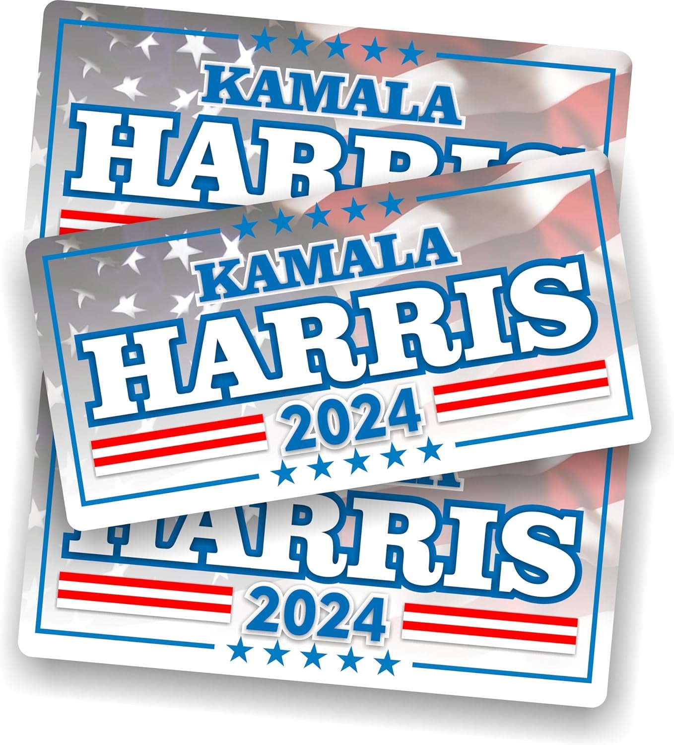 3 Pcs Kamala Harris 2024 Sticker, Gift For Kamala Harris Supporters, Election 2024