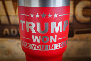 Trump Won Tumbler, Gift For Trump Supporters, Election 2024