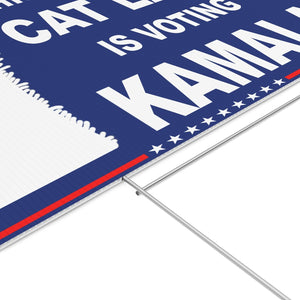 Childless Cat Ladies Yard Signs, Kamala Harris 2024 Yard Sign, Election 2024