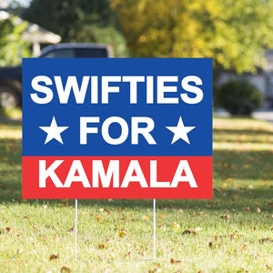 Swifties for Kamala Yard Sign, Gift For Kamala Harris Supporters, Election 2024