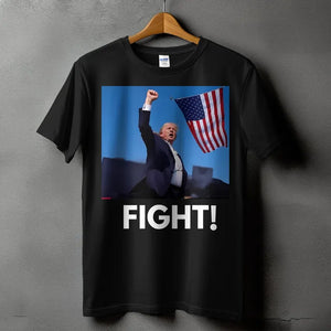 Trump Fight Dark Shirt, Trump Shooting, Trump Survivor, Election 2024 Shirt