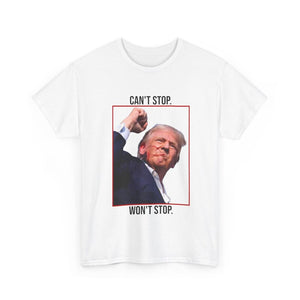 Can't Stop Won't Stop Failed Trump Assassination Shirt, Trump Survived Shooter, Trump Shirt, Election 2024