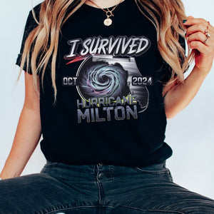 I Survived Hurricane Milton 2024 Shirt, Survivor Gift Shirt, Florida Strong Shirt