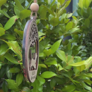 The Rainbow Bridge Had Visiting Silhouettes, Personalized Suncatcher Ornament, Car Hanger Memorial Gifts