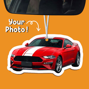 Custom Car Photo Freshie, Personalized Air Freshener, Car Accessories