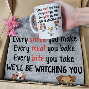 Gift Box Every Snack You Make, Personalized Shirt And Mug, Gifts For Dog Lovers, Birthday Gift