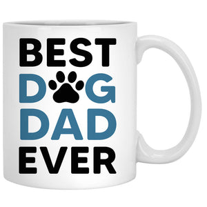 Best Dog Dad Ever, Mountain, Customized Mug, Personalized Gift for Dog Lovers