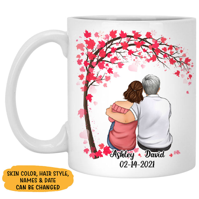 Every Time I See You, Couple Tree, Anniversary gifts, Personalized Mugs, Valentine's Day gift