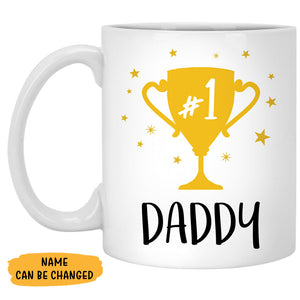 Personalized First Trophy, Custom Coffee Mugs, Father's Day gift, Anniversary gifts