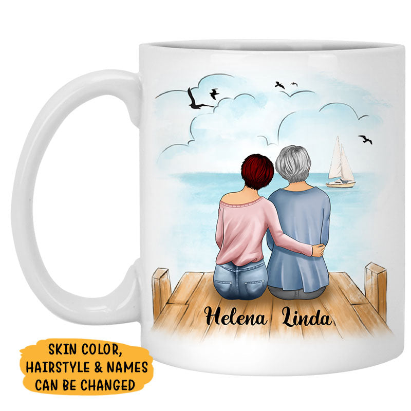 Happy Mother's Day To The Best Mom In The World, Customized Mugs, Personalized Mother's Day gifts