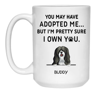 We Own You, Personalized Coffee Mug, Custom Gift for Dog Lovers