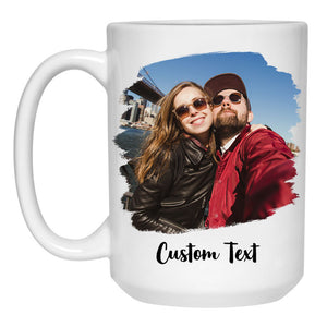 Custom Photo Mugs, Custom Coffee Mugs, Father's Day gift, Anniversary gifts