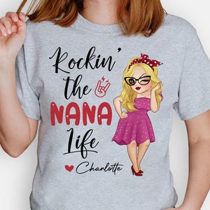 Rockin' The Life, Personalized Shirt, Gift For Mom