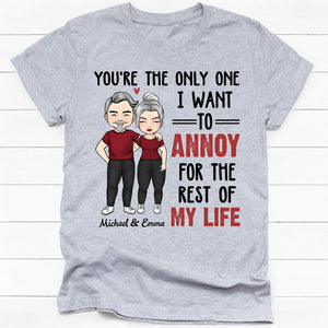 You're The Only One, Personalized Shirt, Custom Anniversary Gift For Couple