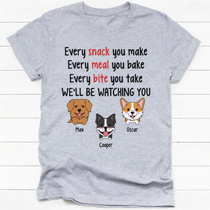 Every Snack You Make Chibi Dog, Personalized Shirt, Custom Gifts For Dog Lovers