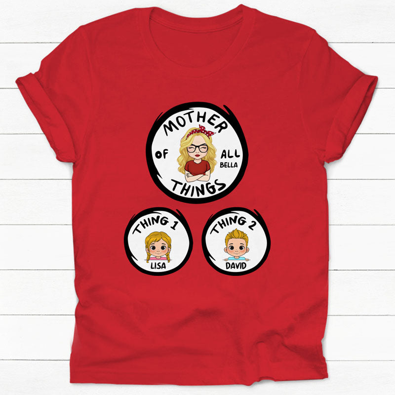 Mother Of All Thing Kid, Personalized Shirt, Mother's Day Gifts, Custom Gifts For Mom