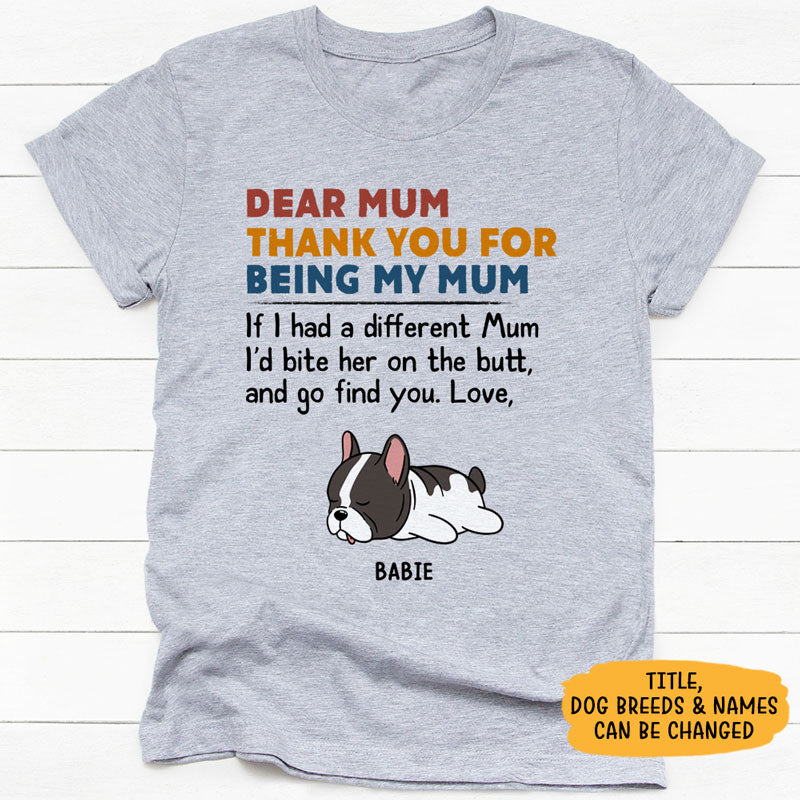 Bite Him On The Butt, Personalized Shirt, Gifts for Dog Lovers