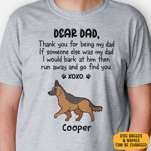 Thank You For Being My Mom Xoxo Walking Dog, Personalized Shirt, Gifts for Dog Lovers