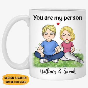 I Love You More, Personalized Accent Mug, Anniversary Gift For Couple