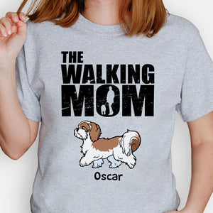 The Walking Dad Mom, Personalized Shirt, Gifts for Dog Lovers